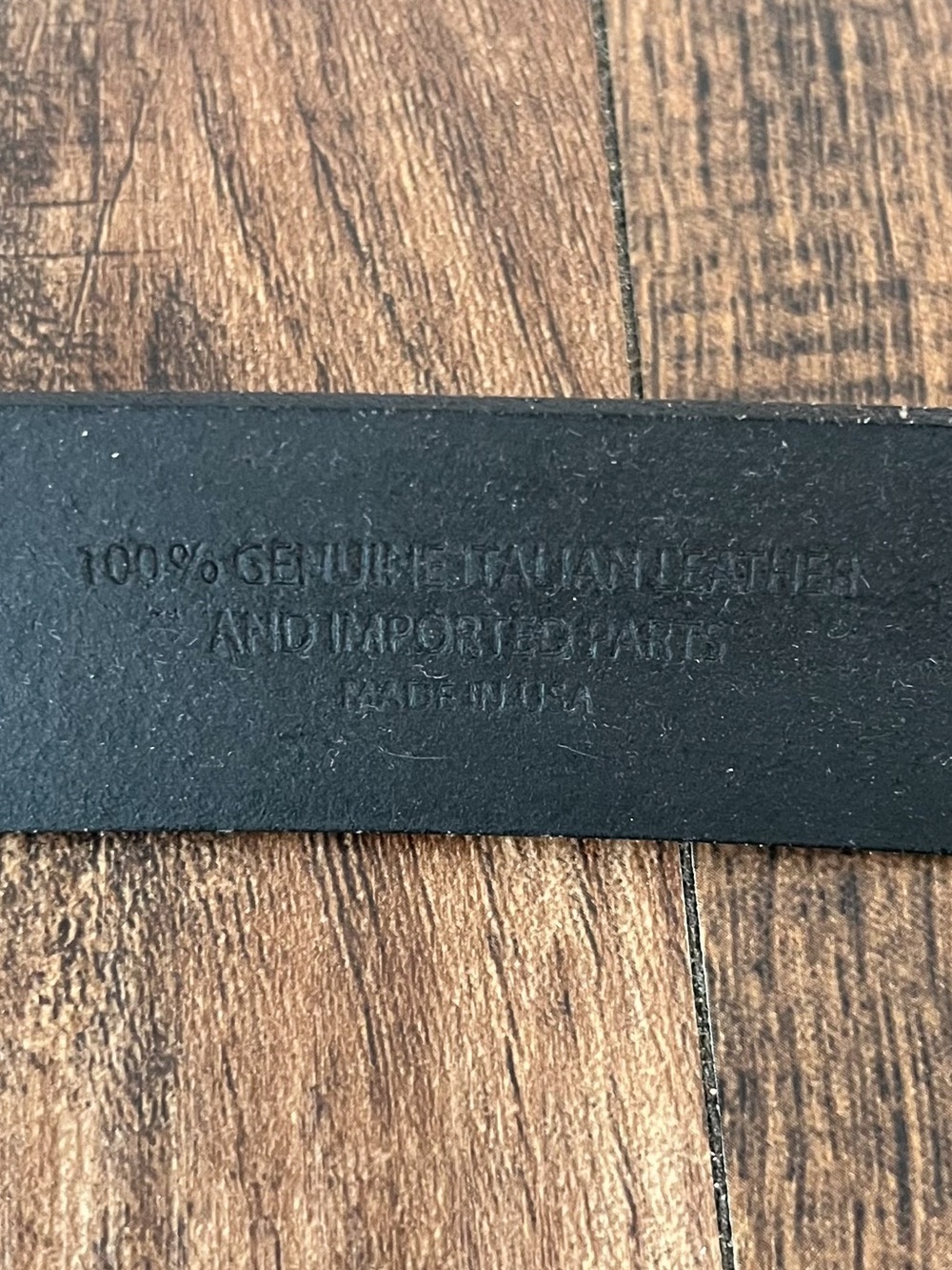 Madewell Pebbled Italian Leather Belt USA Made Classic Preppy Size Medium Black - Picture 9 of 14